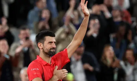 Новак Джокович притесни феновете след загубата от Яник Синер на "Ролан Гарос" - 1