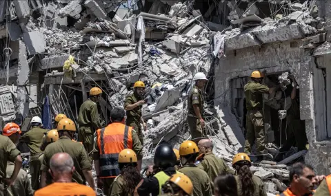 Петима души бяха ранени при ирански обстрел в Тел Авив и Централен Израел - 1