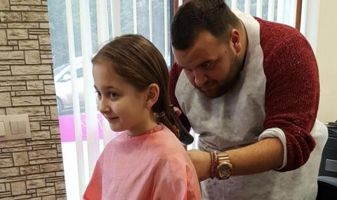 9-годишно момиче от Смолян дари косата си за онкоболни - 1