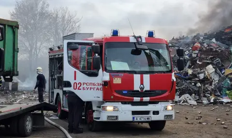 Пожар гори край Ихтиман - 1