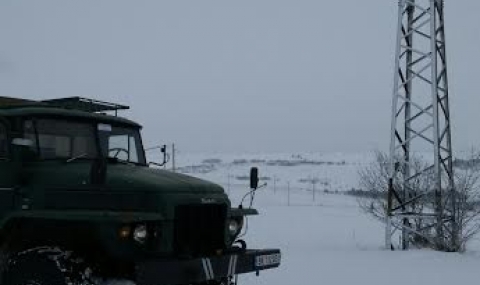 И днес армията се бори със зимата в Добруджа - 1