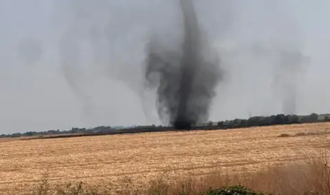Прашен дявол вилня на АМ "Тракия" - 1