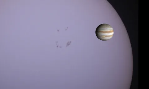 The Sun "smiled": Bulgarian astronomers filmed the curious phenomenon - 1