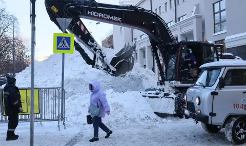 Най-студената нощ в Москва от началото на зимата