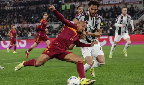 Голов спектакъл на "Олимпико" между Рома и Ювентус  - 1
