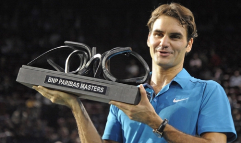 Федерер спечели първа титла от &quot;Мастърс&quot;-а в Париж - 1