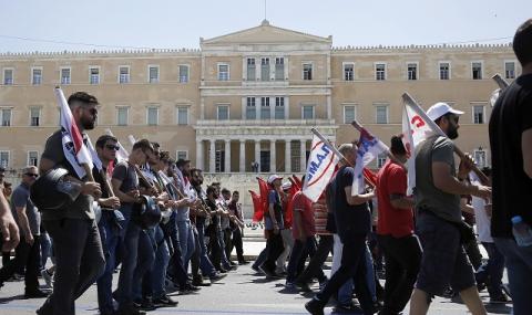 Транспортна стачка парализира Гърция - 1