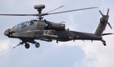 Военен хеликоптер Апачи се разби в Халкидики - 1