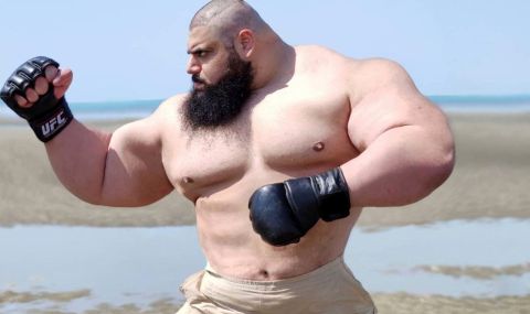 Иранския Хълк демонстрира трансформацията си след 9 месеца бокс - 1