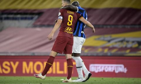 Лукаку спаси точката за Интер срещу Рома - 1
