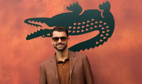 Григор Димитров заблестя на първия ред на модния шоурум на Lacoste в Париж - 1