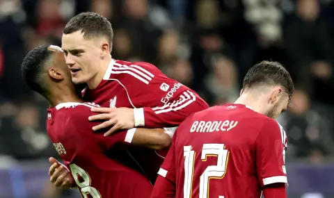 Ливърпул разпиля Айнтрахт в Шампионската лига, петима голмайстори за "мърсисайдци" - 1