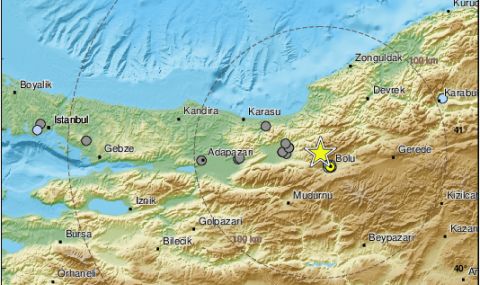 Трус с магнитуд 4.7 бе регистриран близо до Истанбул - 1