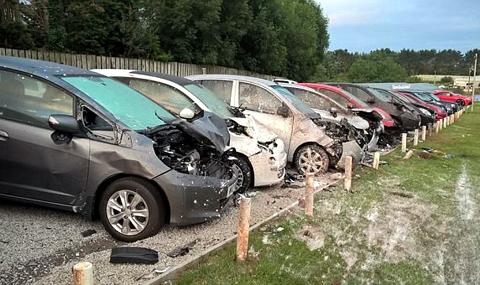 Vectra помля 22 коли в автокъща - 1