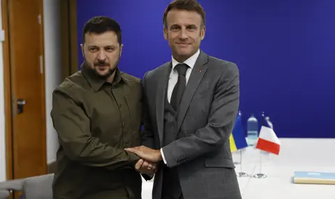 Макрон ще подпише двустранно споразумение за сигурност със Зеленски в Париж - 1