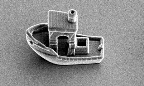 3D лодка, по-малка от дебелината на косъм - 1