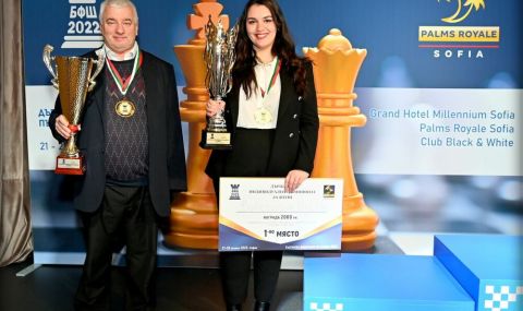 Виктория Радева спечели шахматната титла на България при жените - 1
