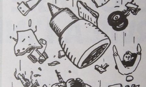 „Шарли Ебдо“ с провокативни карикатури за трагедията в Синай - 1