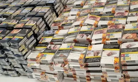 Иззеха 1000 кутии цигари на летището в Бургас