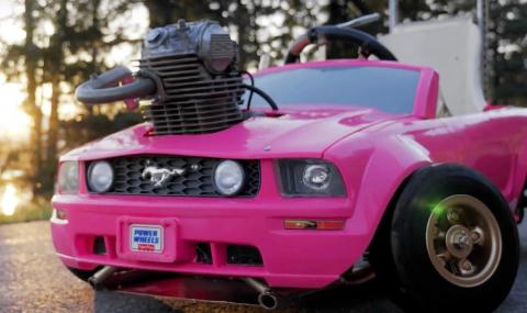 Барби Mustang с мотор от Honda - 1