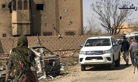 Бунт на терористите от "ДАЕШ" в затвора Алая в град Ел-Камишли - 1
