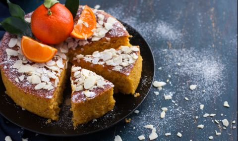 Рецепта на деня: Постен сладкиш с портокали и бадеми - 1
