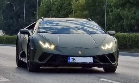 Българин си купи рядко Lamborghini Huracan Sterrato  - 1