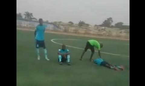 Трагедия: Футболист издъхна на терена, линейката не могла да запали (ВИДЕО) - 1