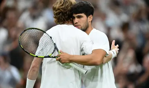 Карлос Алкарас надви Рубльов и е на 1.4-финал на "Уимбълдън" - 1