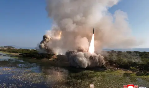 Северна Корея изстреля над 10 ракети - 1