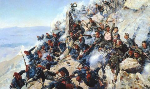 23 август 1877 г. : Опълчениците ни с кръв защитават Шипка - 1