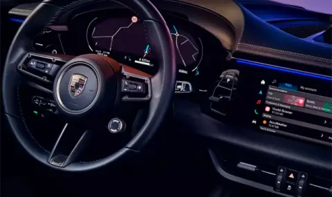 Три екрана и добавена реалност: Porsche показа и интериора на новия Macan - 1