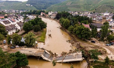 Нивото на водата в засегнатите райони в Западна Европа се повишава - 1