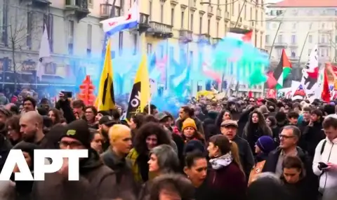 Протести в Милано, Берлин и Барселона белязаха съботния ден в Европа