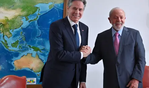 Антъни Блинкън проведе среща с  президента на Бразилия Луиз Инасио Лула да Силва - 1