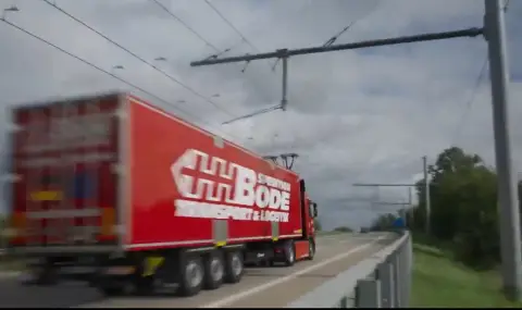 Германия тества иновативно зареждане за камиони на магистралата - 1