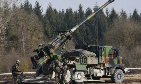 Украинците нанасят масирани артилерийски атаки с френски оръдия CAESAR - 1