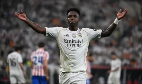 Бразилската звезда на Реал Мадрид - Винисиус с откровено признание след разгрома над Монако - 1