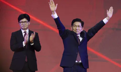 Ким Мун-су е кандидатът на южнокорейските консерватори за президентския вот през юни - 1