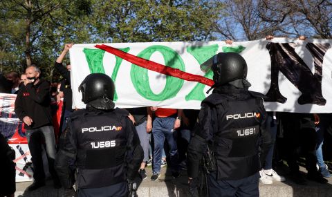 Демонстрации и напрежение в Мадрид - 1