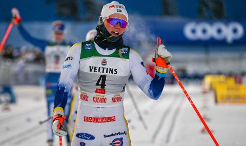 Йоханес Клаебо и Емма Рибом спечелиха вторите спринтове от СК по ски бягане в Лилехамер - 1