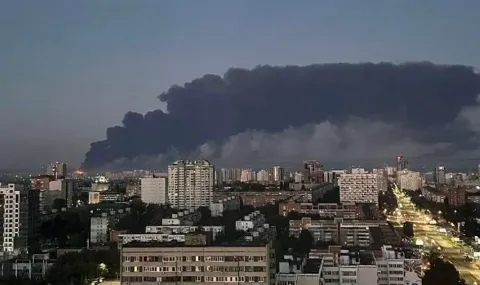 Ukrainian drones hit oil refinery in Samara, large fire burns - 1