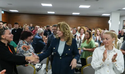 Йотова и Вълчев в Сандански: Ще работим за силна България със самочувствие, чийто глас се чува в Европа