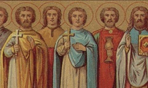 Свети мъченик Агапий и 6-те мъченици с него - 1