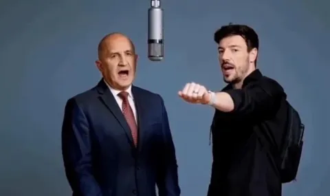 Dani Petkanov "records" a rap duet with Rumen Radev - 1