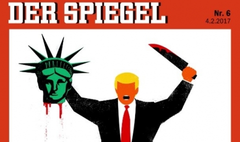 Доналд Тръмп на корицата на „Шпигел“ - 1