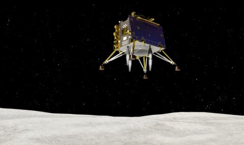 Индийският луноход измина първите си 8 метра на Луната - 1