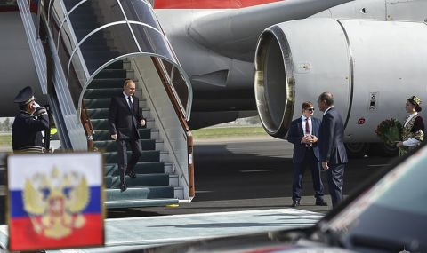 Владимир Путин пристигна в Самарканд - 1