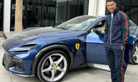 Кристиано Роналдо и Златан Ибрахимович си купиха кросоувъри Ferrari (ВИДЕО) - 1