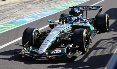 George Russell fastest in first practice for Azerbaijan Grand Prix - 1
